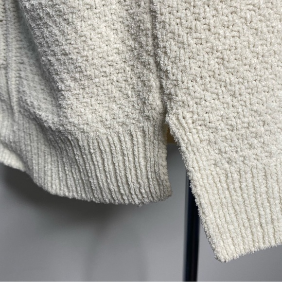 J. Jill Ivory Chenille Cable Knit Sweater - Picture 6 of 10